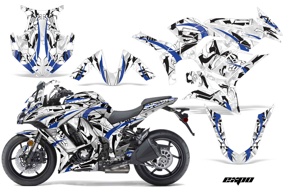 Kawasaki ZX1000 Ninja Sport Bike Graphic Kit 2010-2013 ...