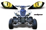 Head Light Eye Graphics for Yamaha Raptor 700/250/350 Models, 6 Designs to Choose! 