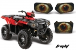 Head Light Eye Graphics for 2011-2012 Polaris Sportsman 400/550/800/500, 3 Piece. 6 Designs to Choose!