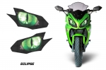 Head Light Eye Graphics for 2012-2014  Kawasaki Ninja 650R, Many Designs to Choose from!