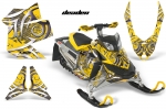 Ski Doo Rev XP Sled Snowmobile Graphic Wrap Kit 2008-2012
