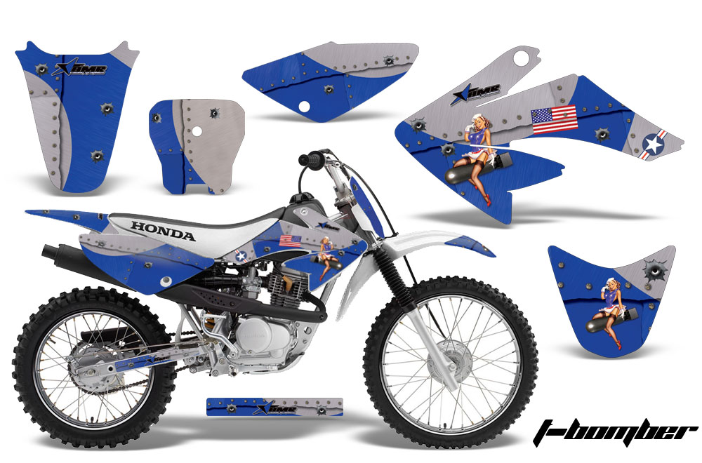 Team Racing Graphics kit compatible with Honda 2004-2013 CRF 70 ANALOG 