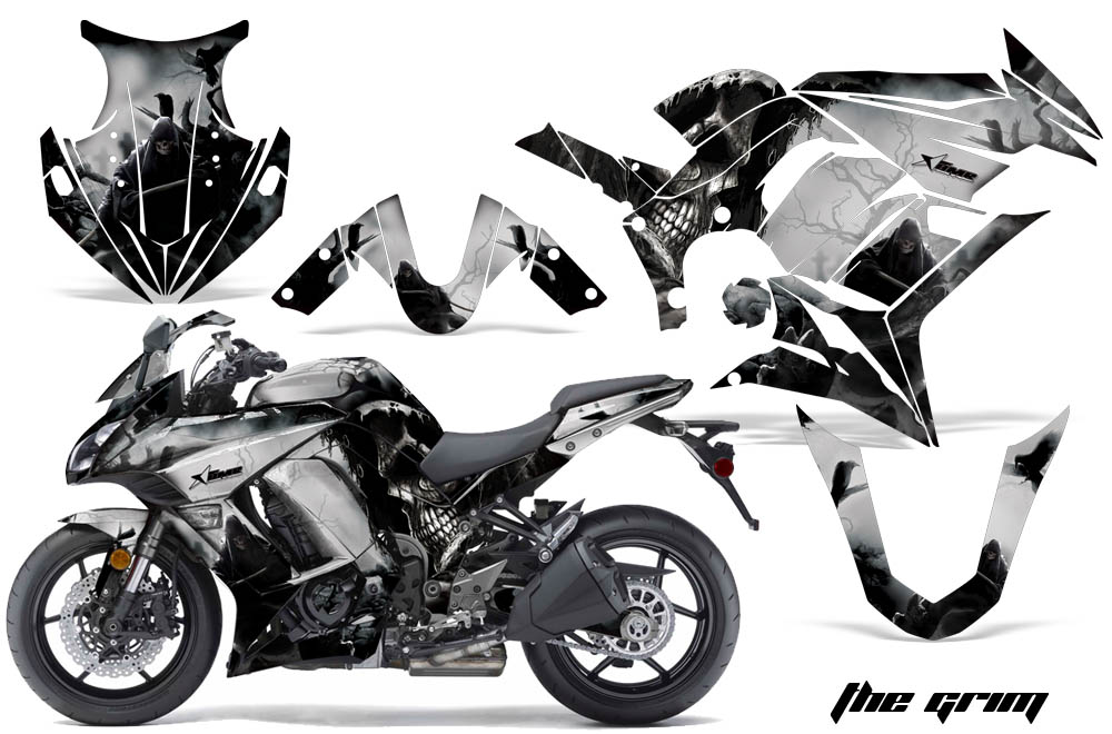 Kawasaki ZX1000 Ninja Sport Bike Graphic Kit 2010-2013 ...
