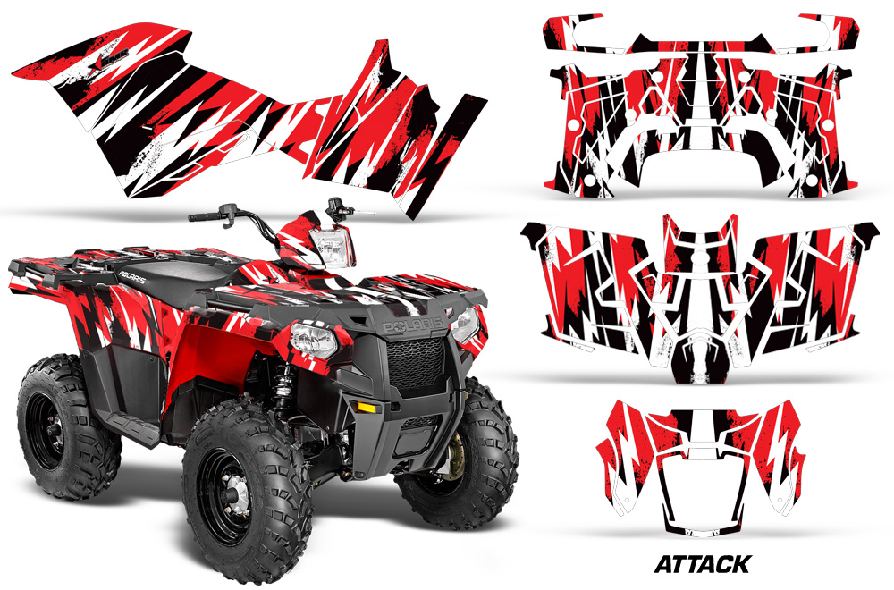 AMR Racing Graphicsキットfor ATV Polaris Sportsman 400 / 500 / 600