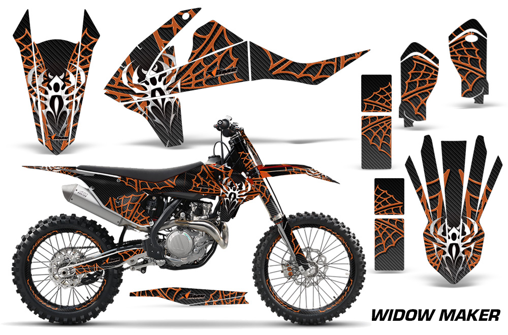 Custom graphics kit BULLET style Stickers to fit KTM SXF 250 450-2016 2018