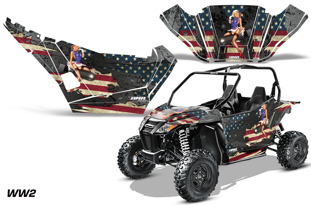  Arctic  Cat  Wildcat  Side x Side UTV Graphic decal  Kit for 
