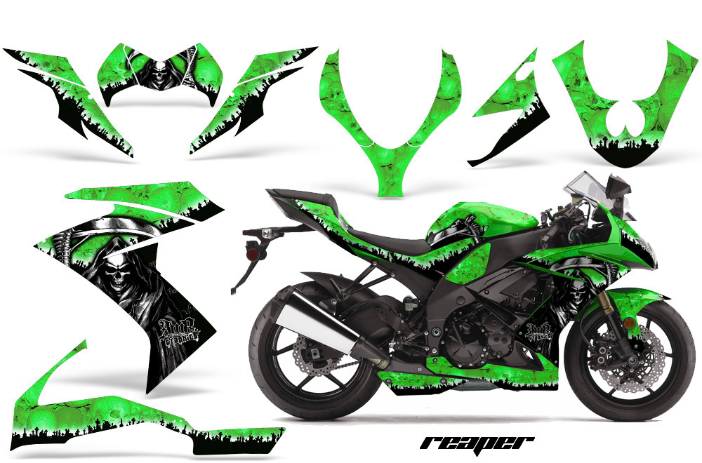 2008,2009,2010 Kawasaki ZX10 Ninja Street Bike Graphic ...