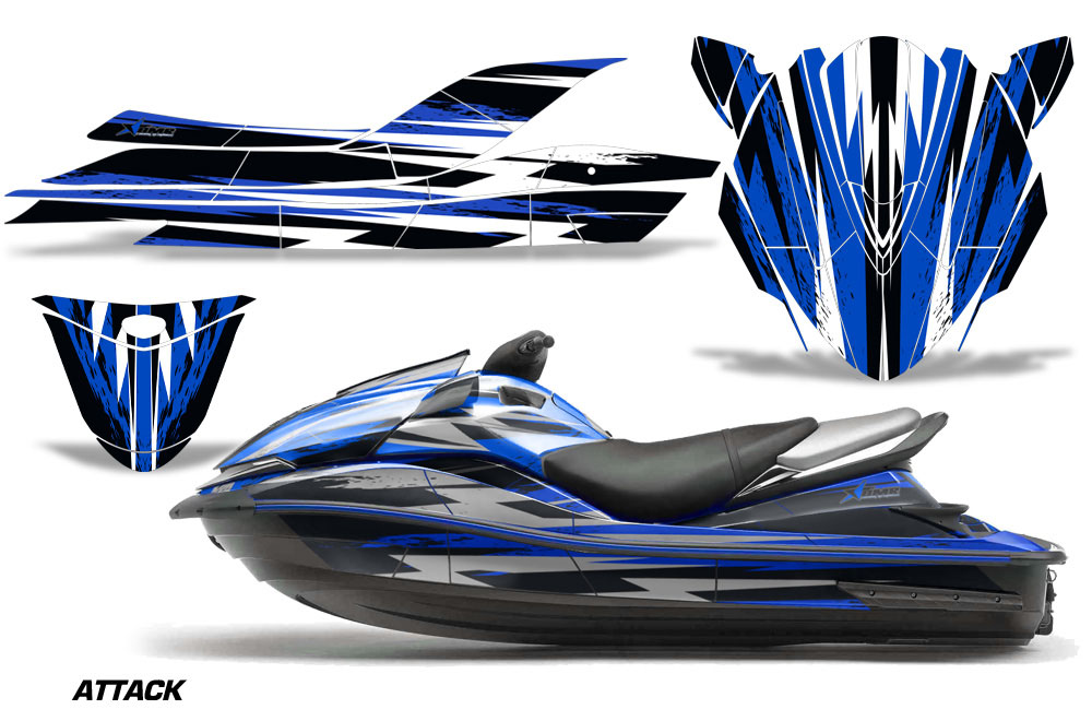 Kawasaki 250X 260X 260LX Ultra 300 310 X 2007-2020 Jet Ski Graphic 
