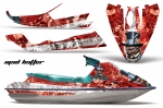 Decal Graphic Kit Jet Ski Wrap Jetski Bombardier Parts Sea-Doo GTS 92-97 ICE PNK 